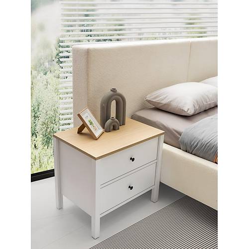 Mona Beyaz Mee Yatak Odas