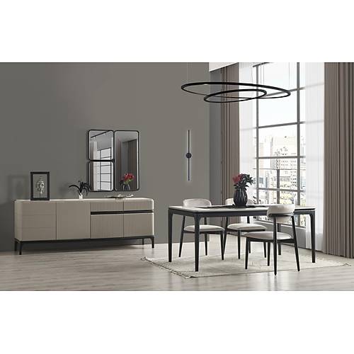 Longe Gri-�� Yemek Odas�