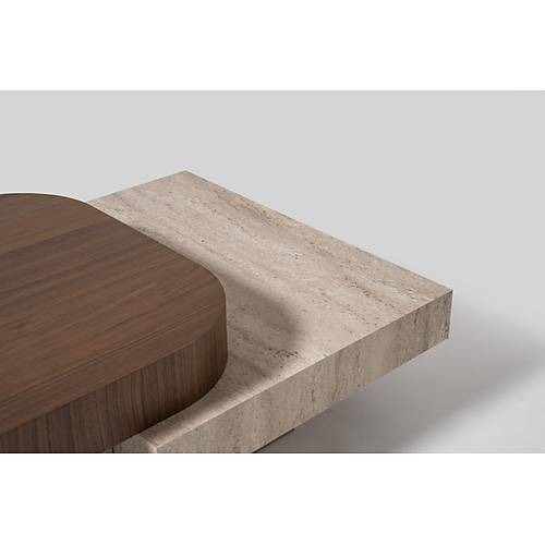 908 Traverten Orta Sehpa