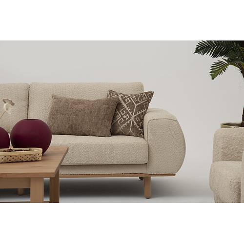 Ared Bohem Krem-BRT Koltuk Tak�m�