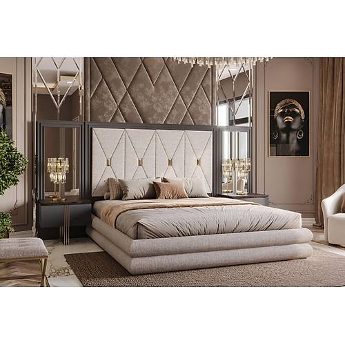 Madrid Antrasit Premium-�S Yatak Odas�