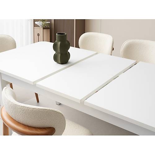 Loft Beyaz Yemek Odas�