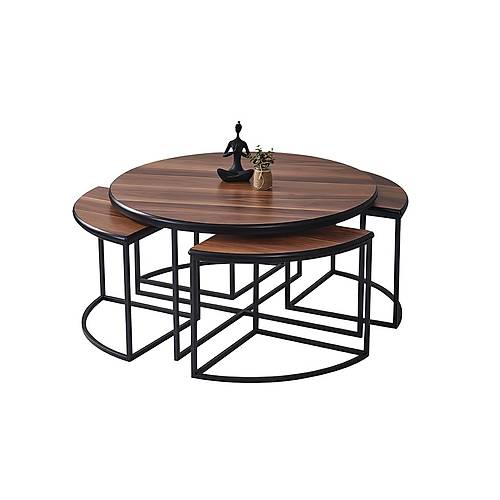 No 128 Walnut Orta Sehpa