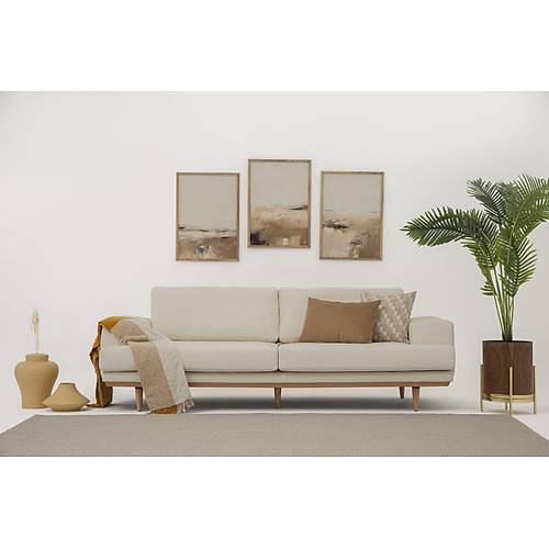 Hora Krem-BRT Koltuk Takm