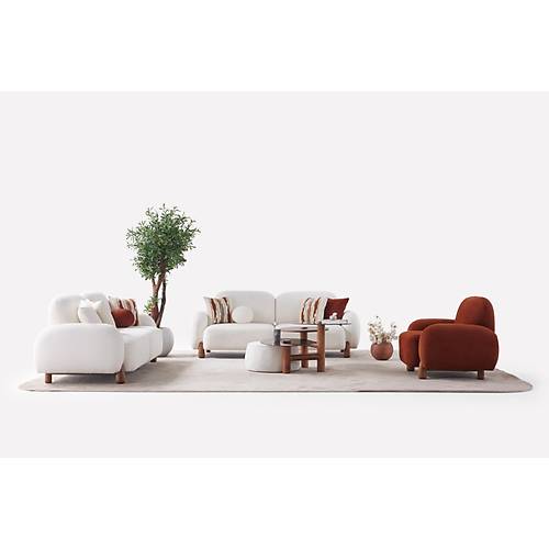 Piedra-BRN Koltuk Takm