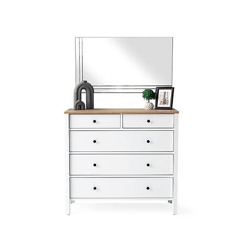 Mona Beyaz Mee Yatak Odas