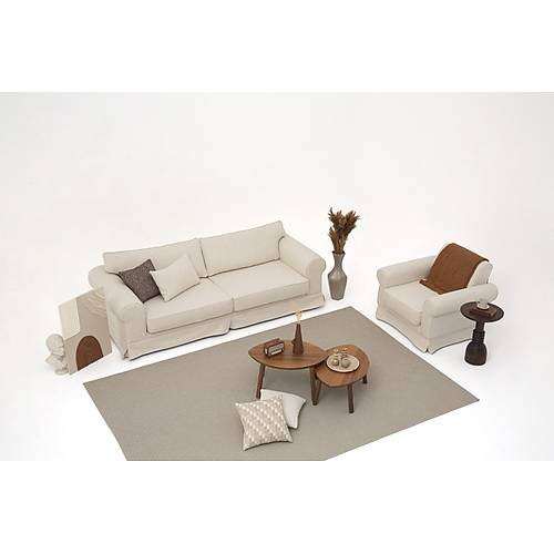 Diff Krem-BRT Koltuk Takm