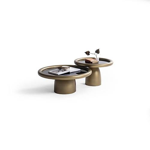 950 Antik Siyah Orta Sehpa