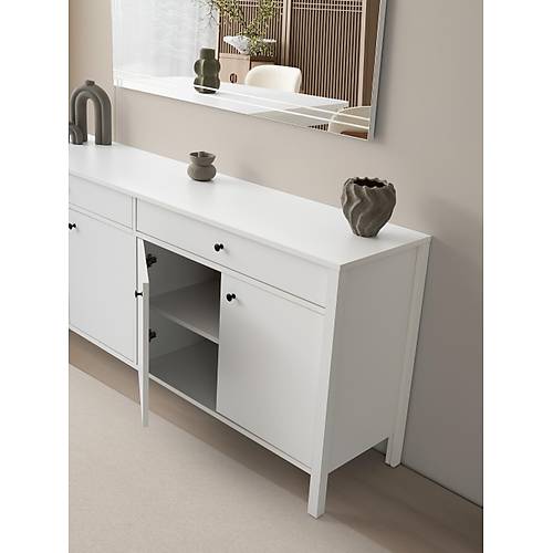 Loft Beyaz Yemek Odas�