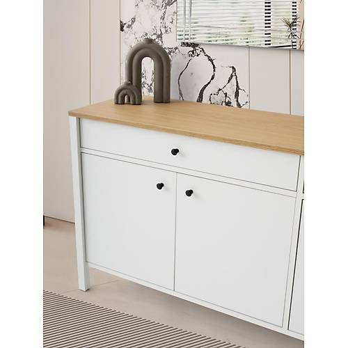 Mona Beyaz Mee Yemek Odas