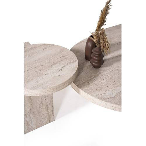 972 Traverten Orta Sehpa