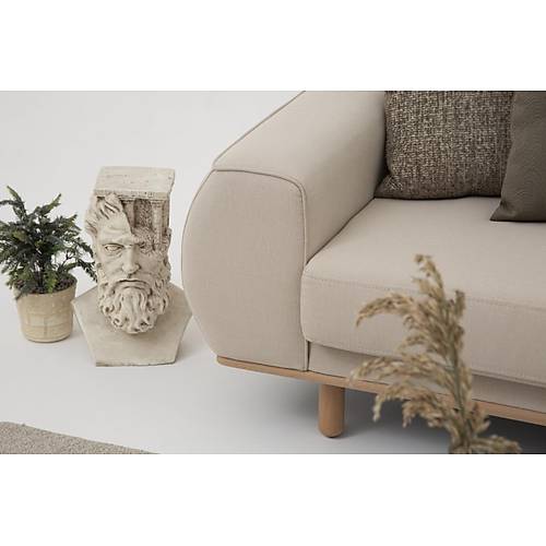 Ared Krem-BRT Koltuk Takm