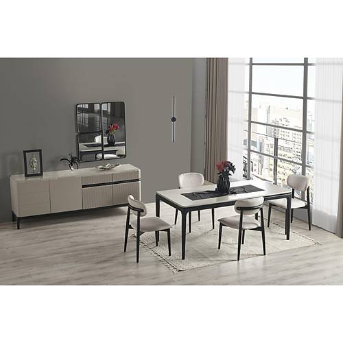 Longe Gri-�� Yemek Odas�