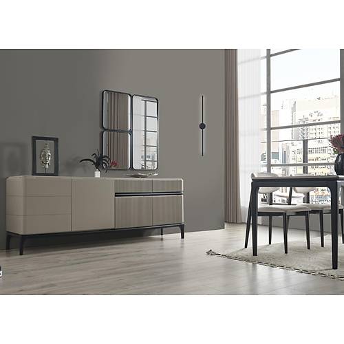 Longe Gri-�� Yemek Odas�