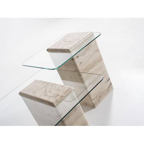 945 Traverten Orta Sehpa