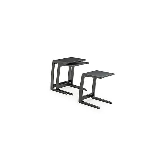 Selendi Siyah Servis Sehpa