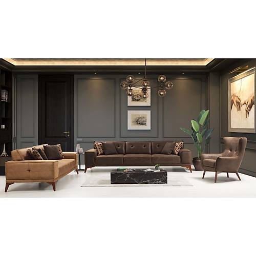 Fuego Nubuk-ETN Koltuk Takm