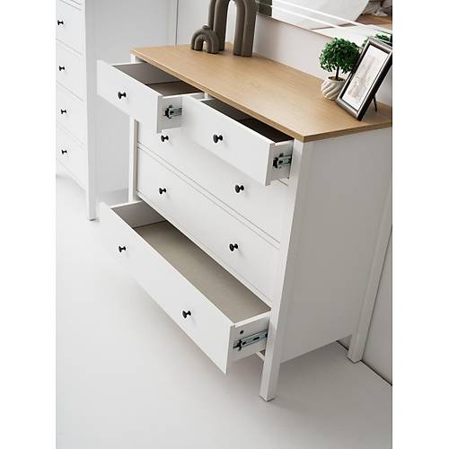 Mona Beyaz Mee Yatak Odas