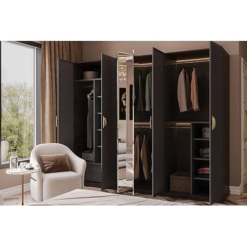 Madrid Antrasit Premium-�S Yatak Odas�