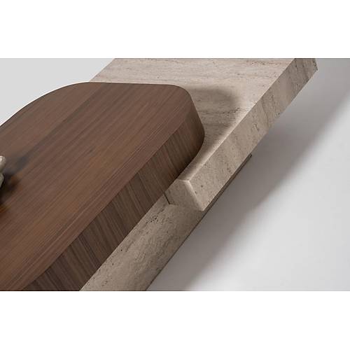 908 Traverten Orta Sehpa