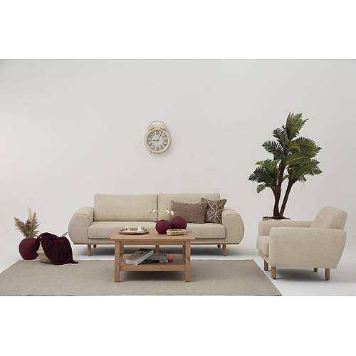 Ared Bohem Krem-BRT Koltuk Tak�m�