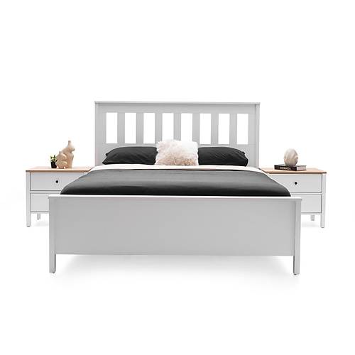 Mona Beyaz Mee Yatak Odas