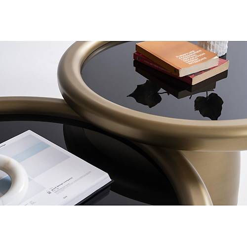 950 Antik Siyah Orta Sehpa