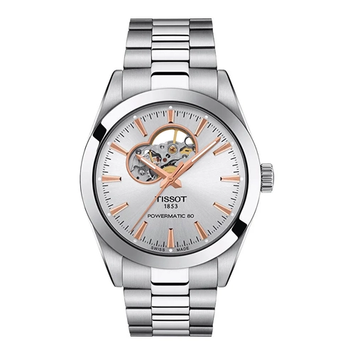 TISSOT Gentleman Powermatic 80 Open Heart T1274071103101 Kol Saati