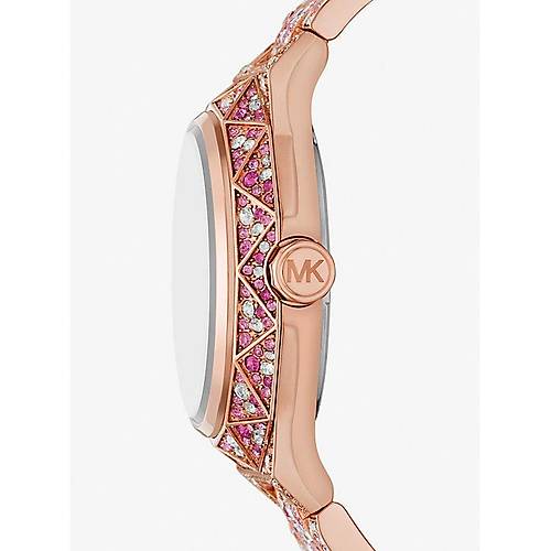 MICHAEL Kors Limited-Edition Unisex Raquel Pav Rose Gold-Tone Watch