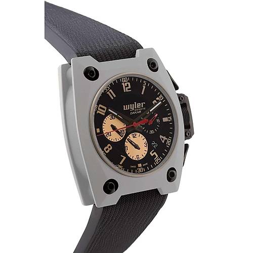 WYLER GENEVE AUTOMATIC CHRONOGRAPH DAKAR LIMITED EDITION R07.C1C.00.00.BA010. Erkek Kol Saati