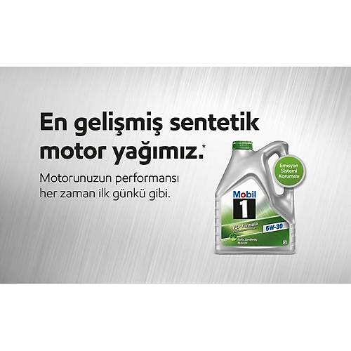 Mobil 1 Esp 5W/30 4 Liltre Tam Sentetik