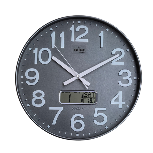 Enarose A58539-2 3D Kabartma Rakaml� Duvar Saati