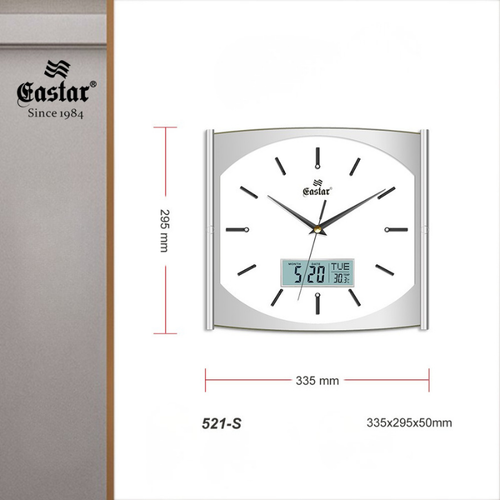 Eastar A521 S Duvar Saati Takvim & S�cakl�k