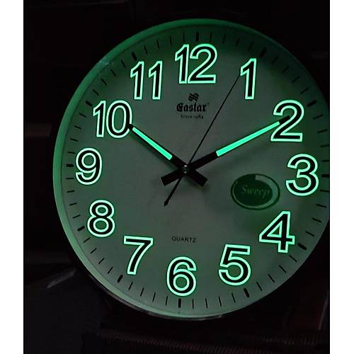 Eastar A3079 Fosforlu Duvar Saati