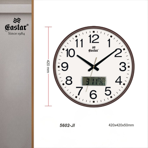 Eastar A5602 JI Duvar Saati Takvim & S�cakl�k