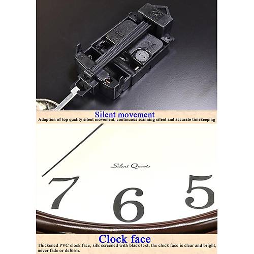 Eastar A3040 Sarka�l� Duvar Saati 60 cm