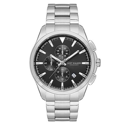 JustWalker �elik Kordonlu Kronolu Erkek Kol Saati J0513 SB