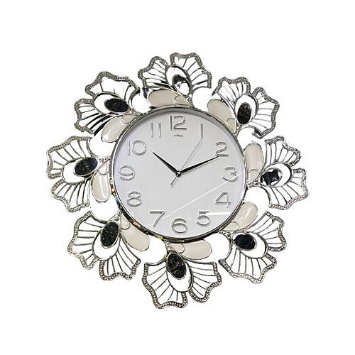 Enarose A558941H Duvar Saati (67 cm) �i�ek Fig�rl� Aksesuarl�