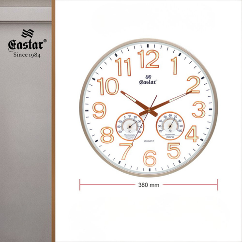 Eastar A3219 White S�cakl�k Nem �l�er Fosforlu Duvar Saati