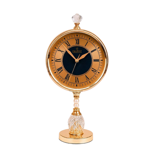 Enarose A5522131 Aynal� Bombe Caml� Kristal Masa Saati