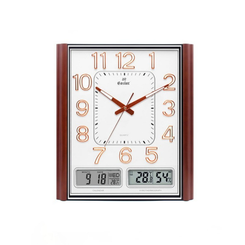 Eastar A5109 A Fosforlu Duvar Saati S�cakl�k & Nem �l�er