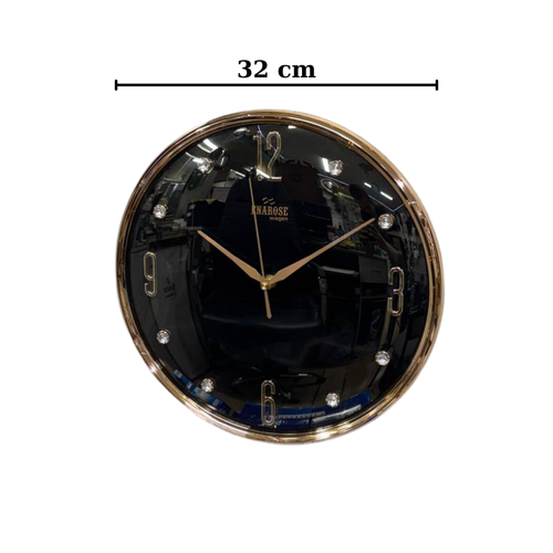 Enarose A5511721-S Bombe Caml� Sessiz Duvar Saati