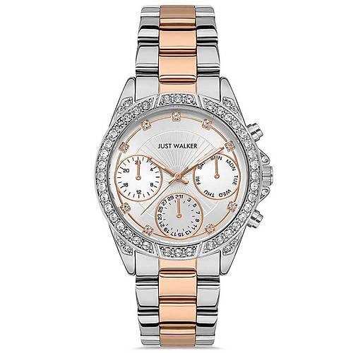 JustWalker �elik Kordonlu Kad�n Kol Saati J0405 SR