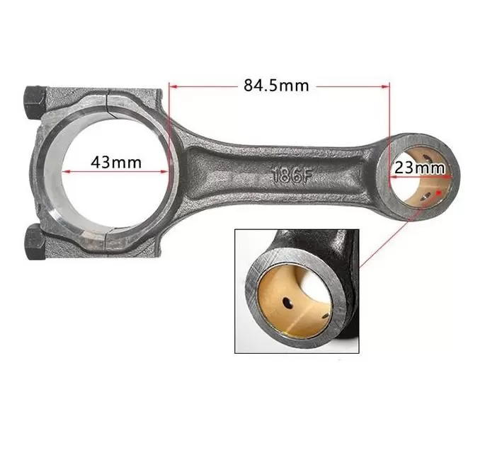 Dizel Motor 186F-FE Biyel Kolu 10 Hp 40 mm