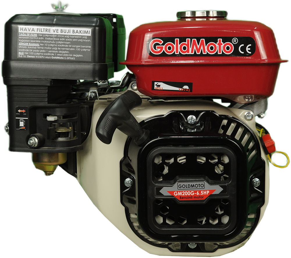 GoldMoto GM200G 6.5 Hp İpli GoKart Benzinli Motor