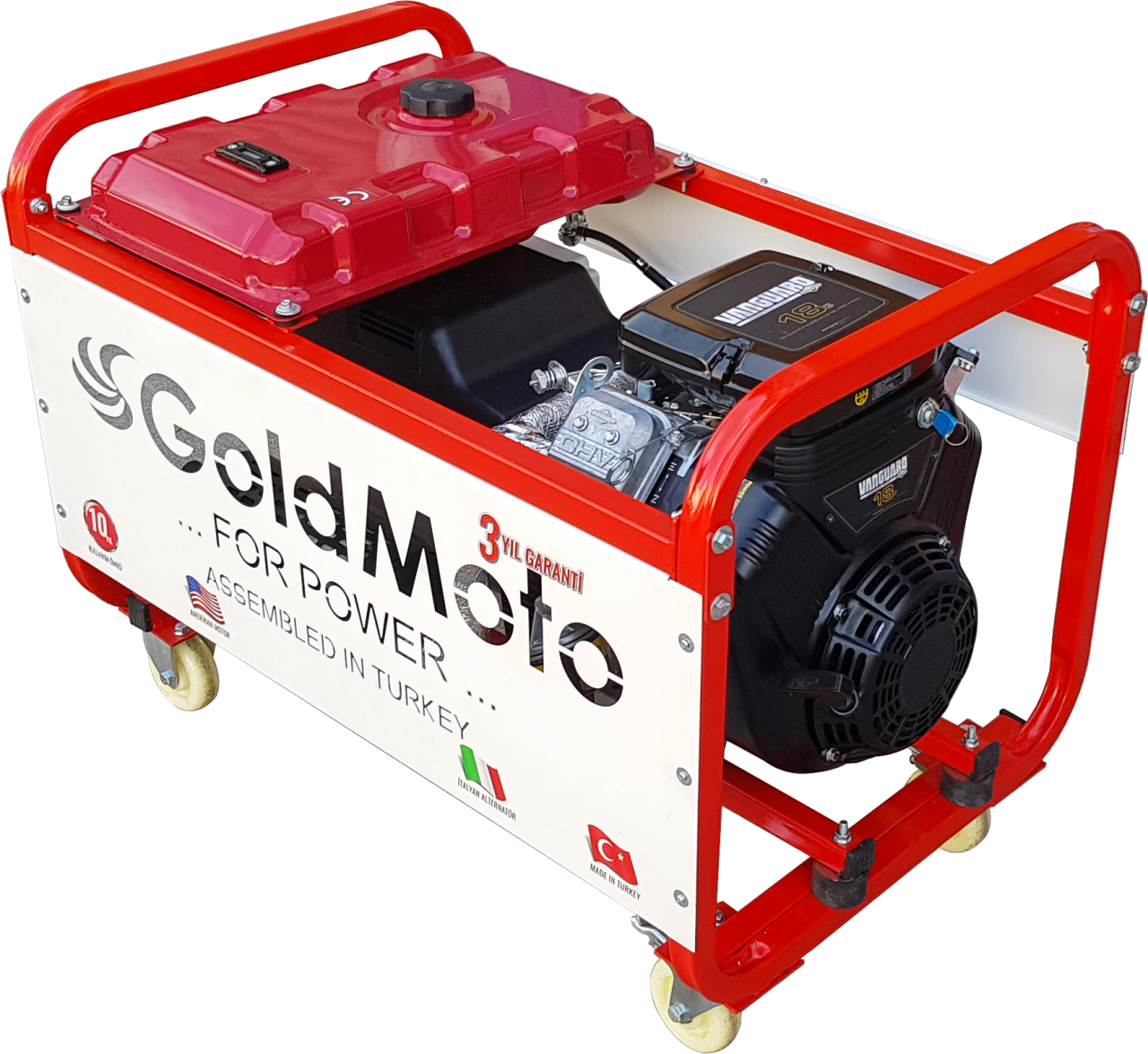GoldMoto GM12BJBS Benzinli Jeneratör 11.8kVA Monofaze Marşlı