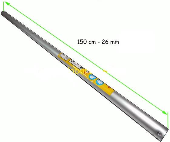 Motorlu Tırpan Şaft Borusu 26 mm 150 cm
