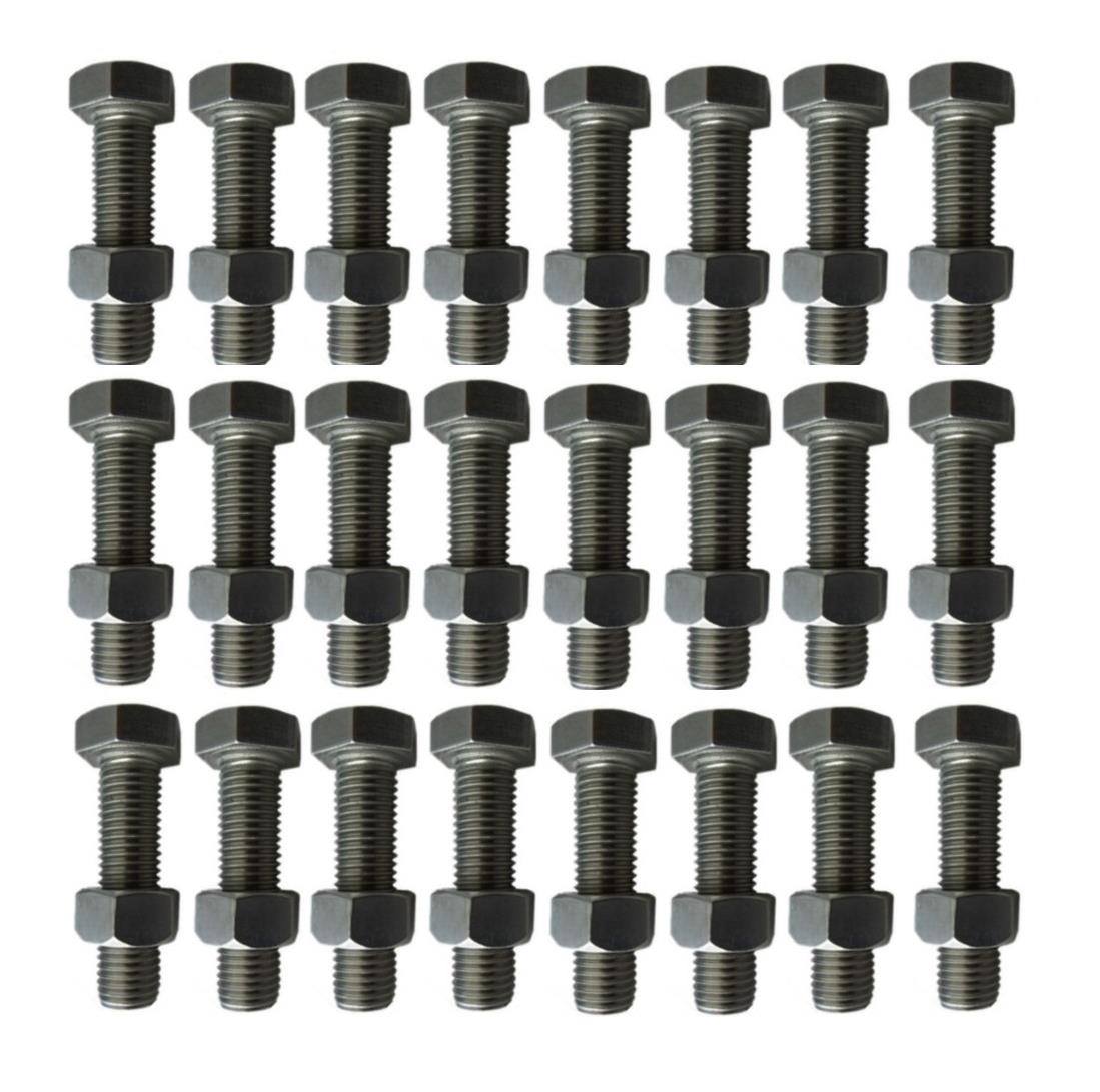 Çapa Makinaları Bıçak Civata Takımı 8 mm 3 cm (24 Adet)