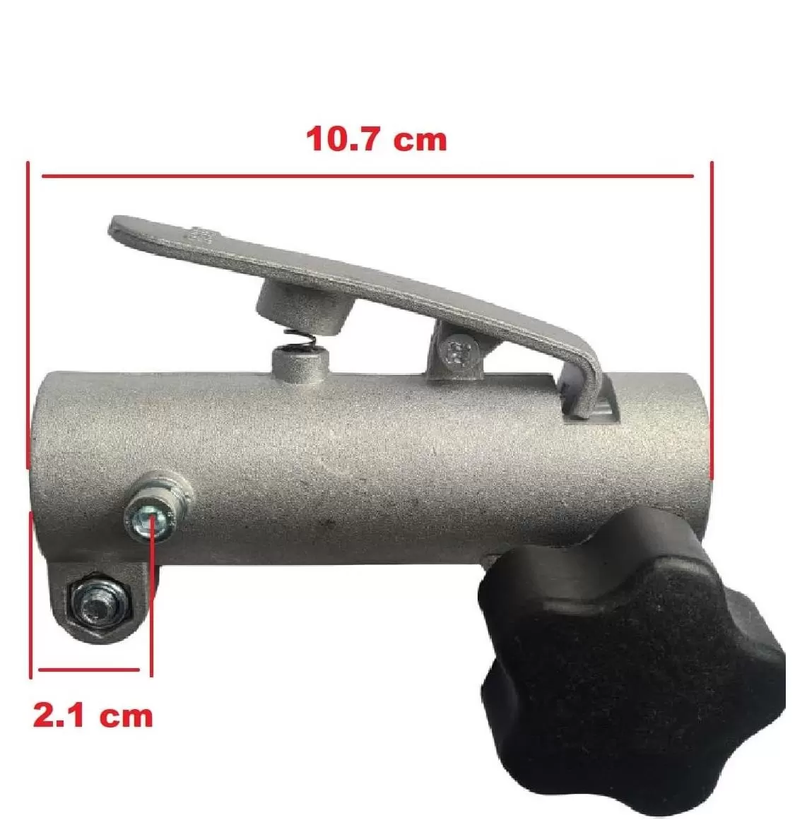 Motorlu Tırpan Maşalı Boru Bağlantısı Kelepçeli 26 mm 9x9 Dişli