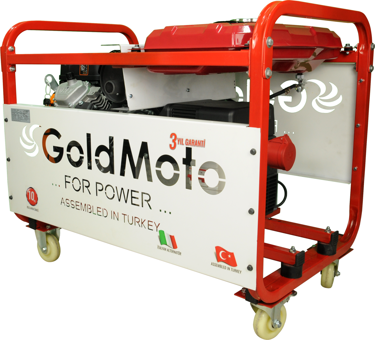 Goldmoto GM16TBJG Benzinli Marşlı Trifaze Jeneratör 14 Kva